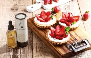 Prelude: Virginia tobacco e-liquid with strawberry short cake.