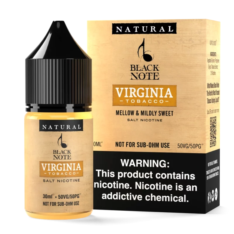 Virginia Tobacco Salt Nicotine 30ml Nic Salt bottle box