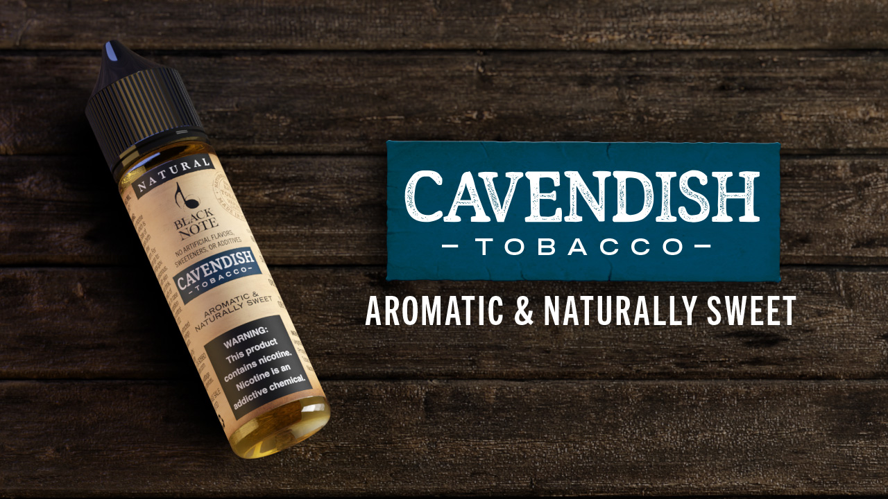 Cavendish Natural Tobacco Vaping Liquid by Blacknote.com