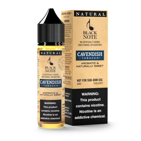 Black Note Cavendish Tobacco 60ml 50-50