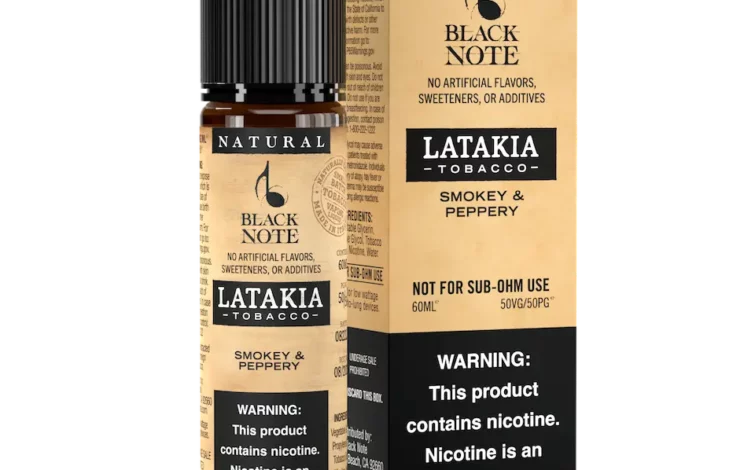 Black Note Latakia Tobacco 60ml 50-50