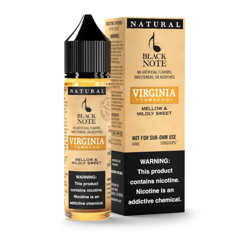50-50 Bottle on the left - Virginia Tobacco
