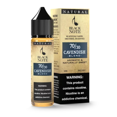 Black Note Cavendish Tobacco 60ml 70-30