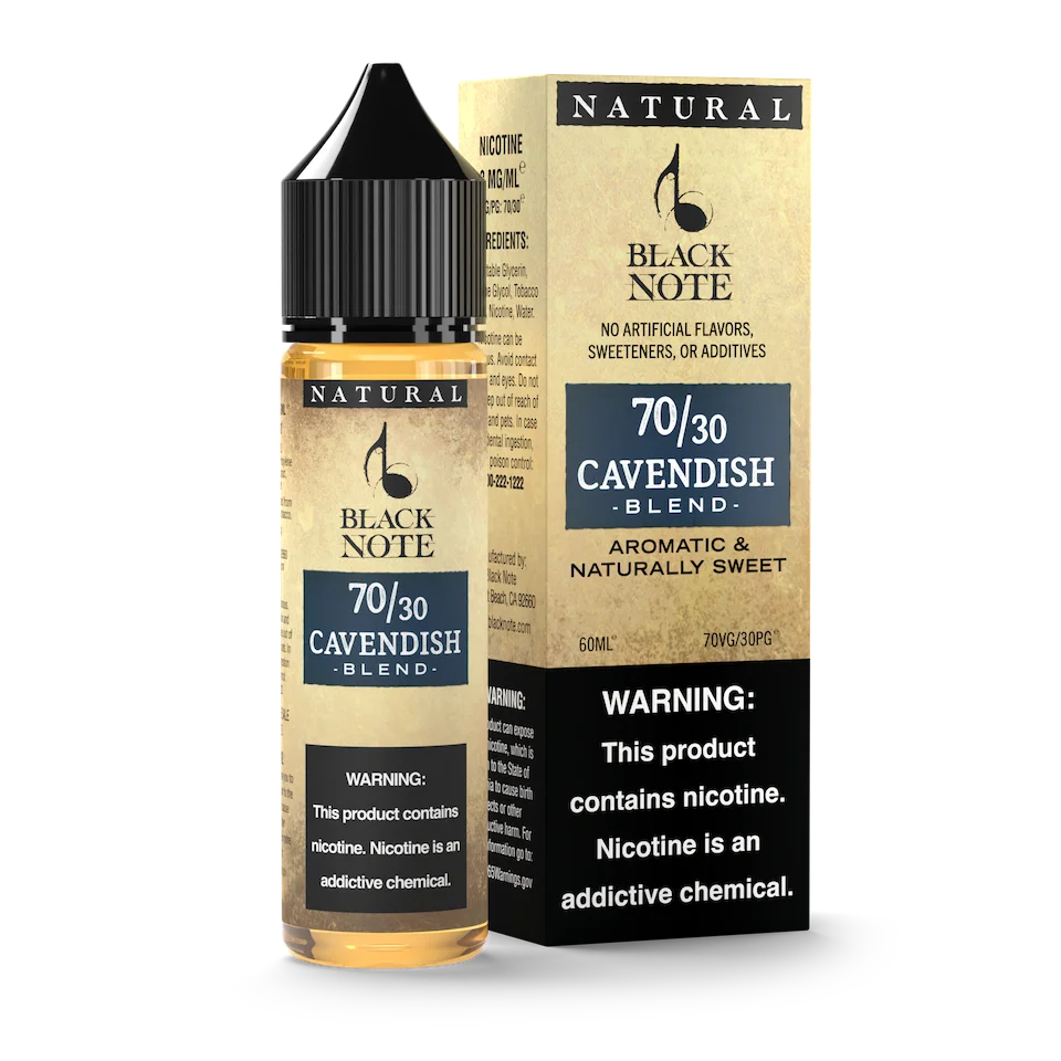 Black Note Cavendish Tobacco 60ml 70-30