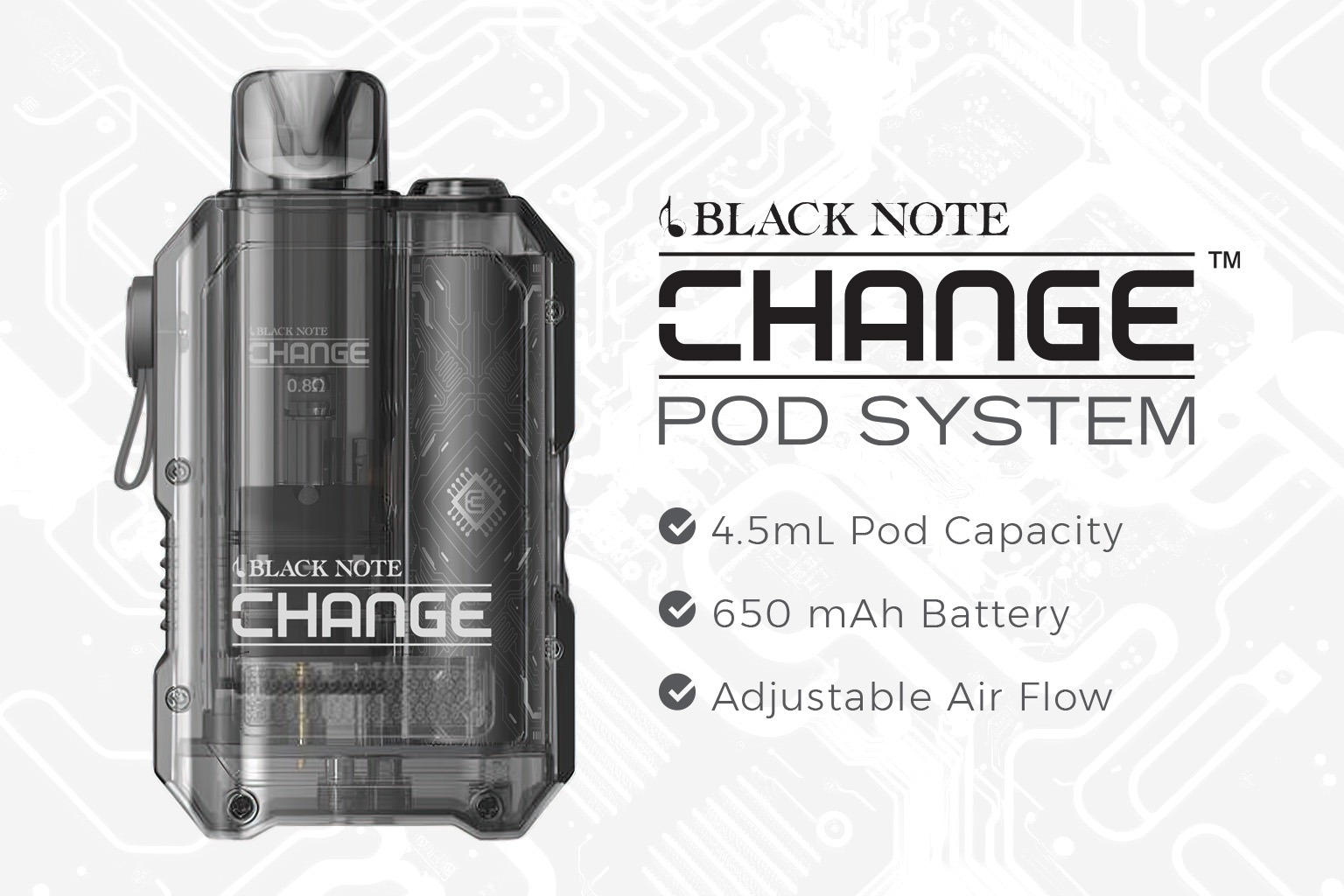 Small black vape device