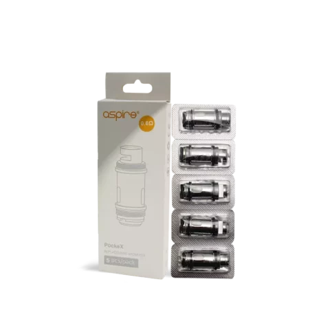 Aspire PockeX Replacement Coils 0.6Ω (5-Pack)