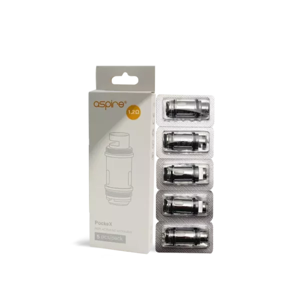 Aspire PockeX Replacement Coils 1.2Ω (5-Pack)