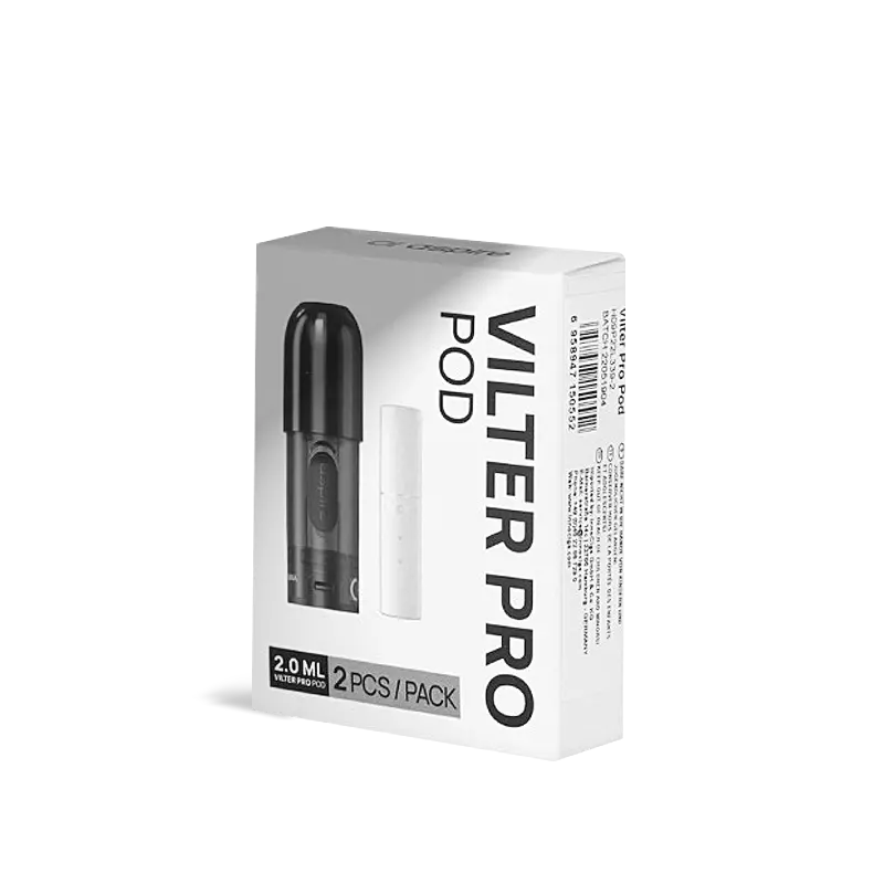 Aspire Vilter Pro Pod with Drip Tip Replacement 2.0mL (2-Pack)