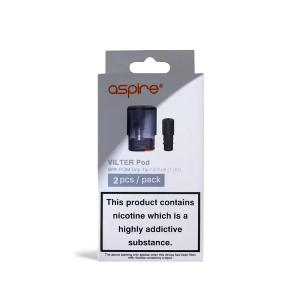 Aspire Vilter Replacement Pods 1.0Ω (2mL, 2-Pack)