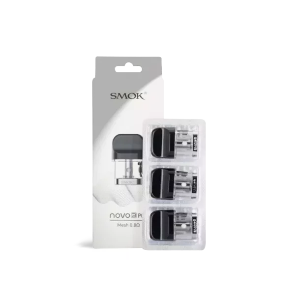 Smok Novo 3 Replacements Pods 2mL 0.8Ω (3-Pack)
