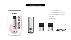 Smok Novo X Pod System — technical image 2
