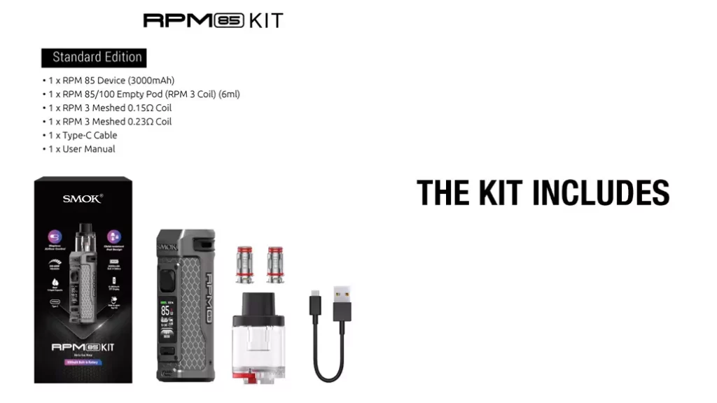 Smok RPM 85 Pod Mod Kit - 15