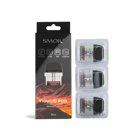 Smok Novo 5 Meshed Replacement Pods 0.7Ω (5-Pack)