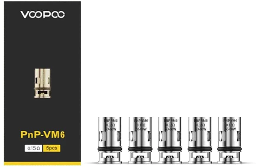 VooPoo 0.15Ω PnP-VM6 Mesh Coils 2