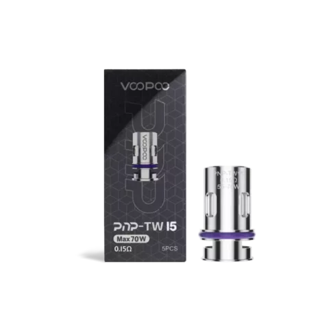Voopoo PnP-TW15 Replacement Mesh Coils 0.15Ω (5-Pack)