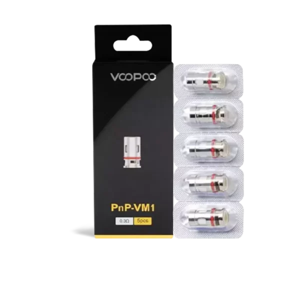 Voopoo PnP-VM1 Replacement Mesh Coils 0.3Ω (5-Pack)
