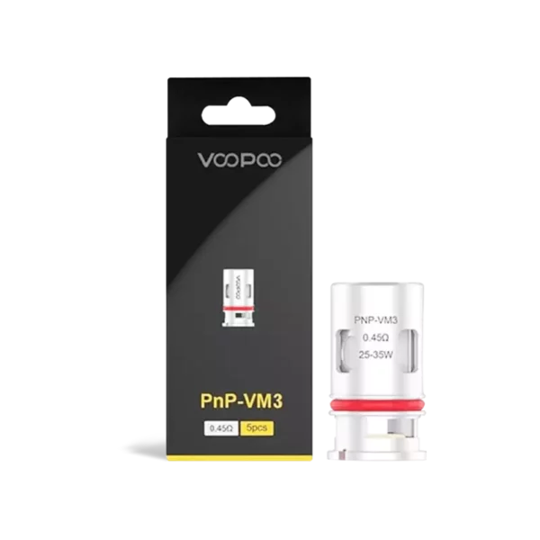 Voopoo PnP-VM3 Replacement Mesh Coils 0.45Ω (5-Pack)