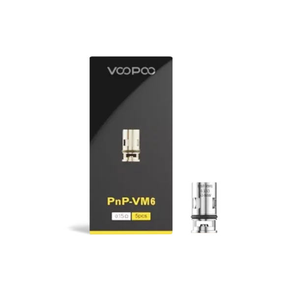 Voopoo PnP-VM6 Replacement Mesh Coils 0.15Ω (5-Pack)
