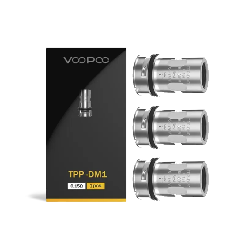 Voopoo TPP-DM1 Replacement Mesh Coils 0,15Ω (3-Pack)
