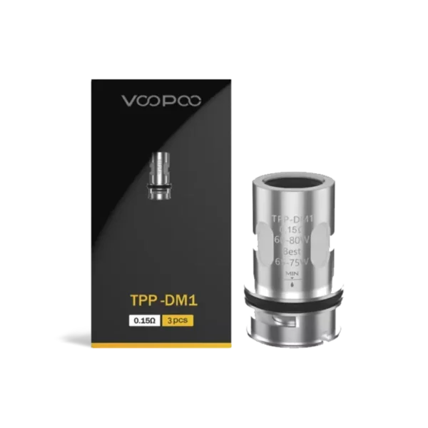 Voopoo TPP-DM1 Replacement Mesh Coils 0.15Ω (3-Pack)