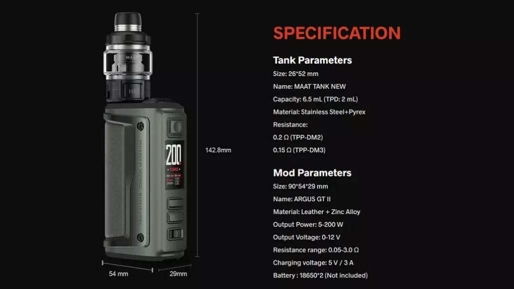 Voopoo ARGUS GT 2 Starter Kit - 14