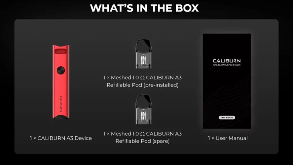 Uwell Caliburn A3 Pod System - 13