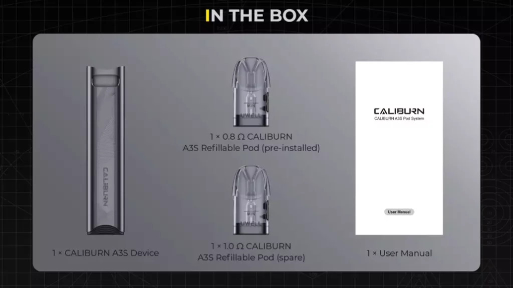 Uwell Caliburn A3S Pod System - 14