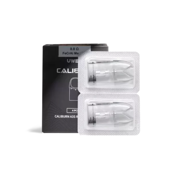 Uwell Caliburn A3S Replacement Pods 0.8Ω (4-Pack)