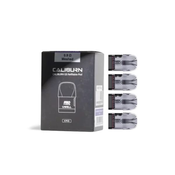 Uwell Caliburn G3 Replacement pod 0.9Ω (4-Pack)
