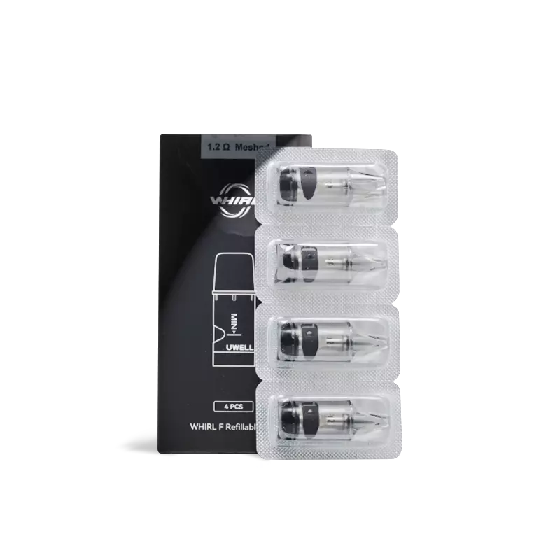 Uwell Whirl F Refillable Pod 1.2Ω (4-Pack)
