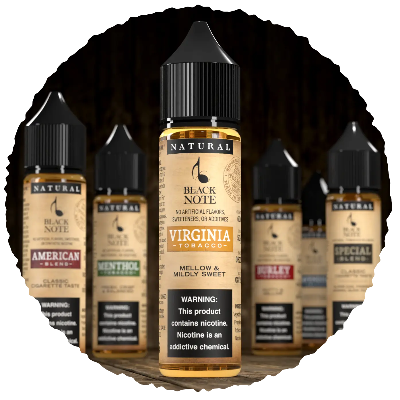 Black Note 50-50 Eliquid Lineup