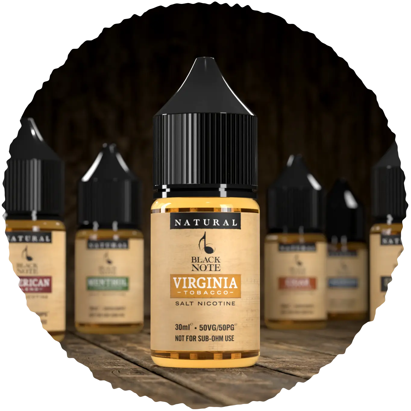 Black Note Salt Nicotine Eliquids Lineup