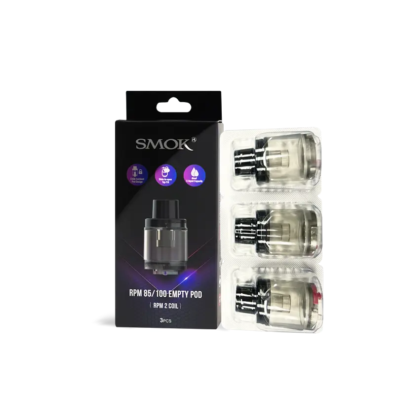 Smok RPM 85 100 Empty Pod 2Coil (3-Packs)