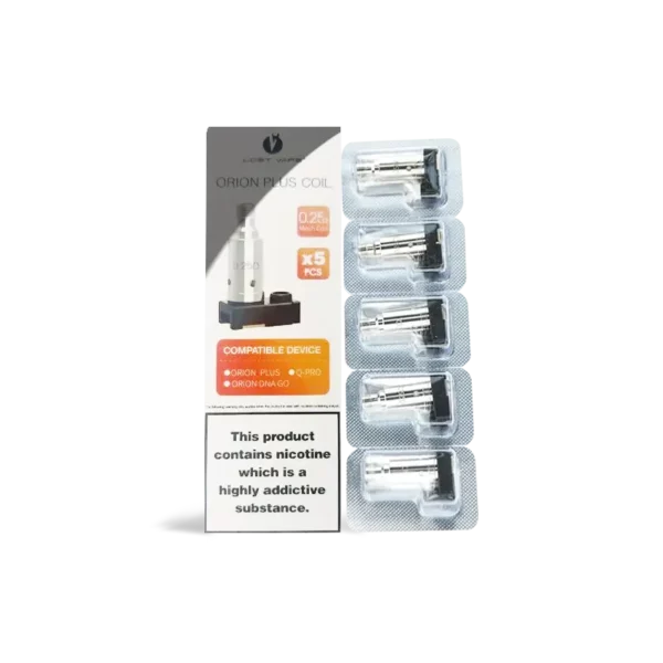Lost Vape Orion Plus Replacement Coil 0.25Ω (5-Pack)