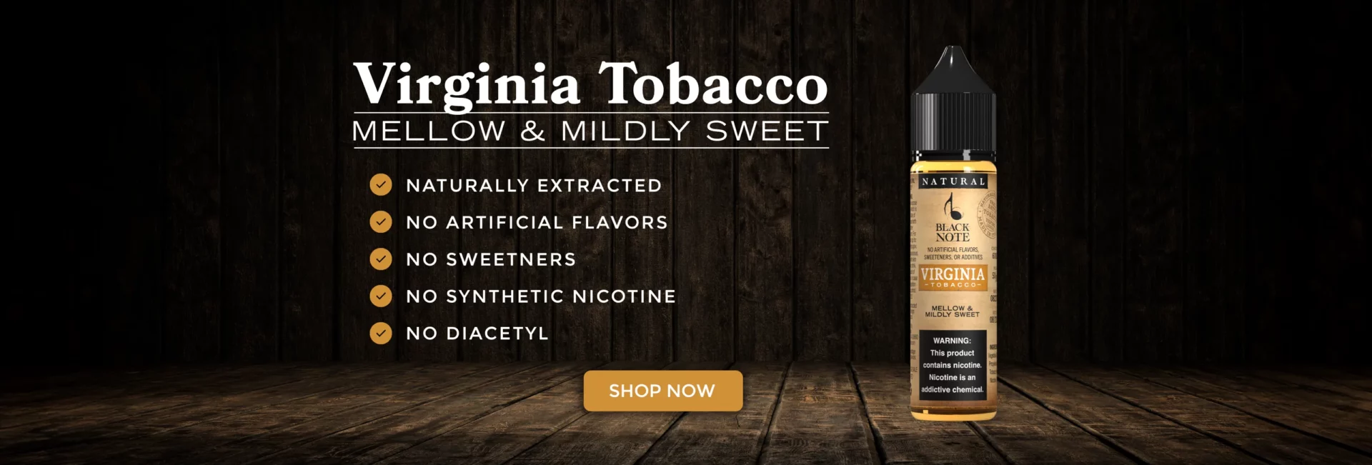 Virginia Tobacco Eliquid Banner Desktop