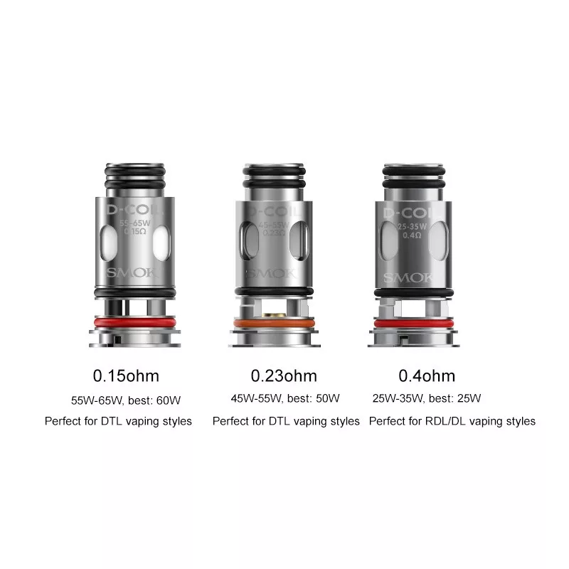 SMOK D Replacement Coils Lineup