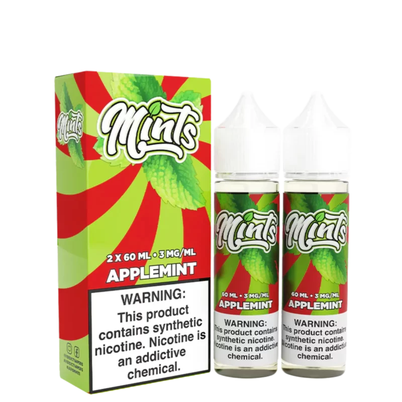 Mints 120mL (2x60mL) (3MG, Apple Mint)