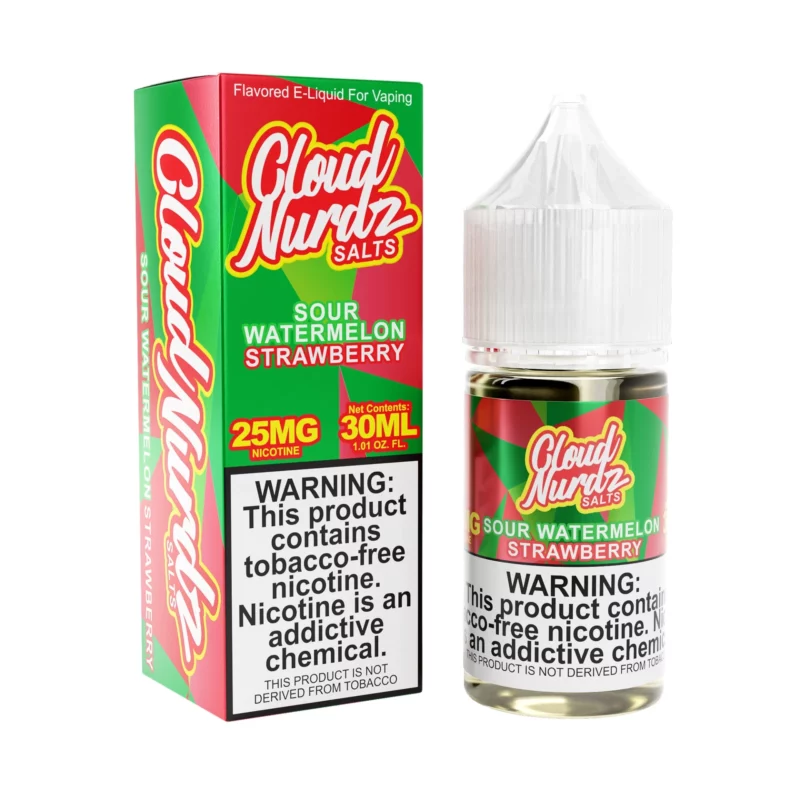 Sour Watermelon Strawberry - Cloud Nerdz Salt 30ml TFN