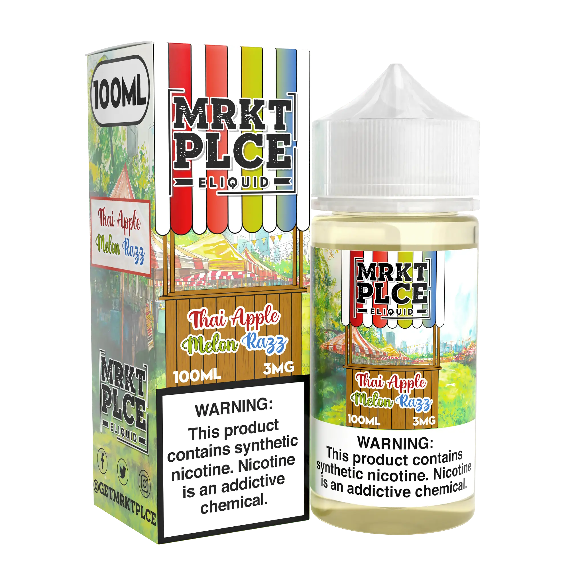 Thai Apple Melon Razz 3mg 100mL