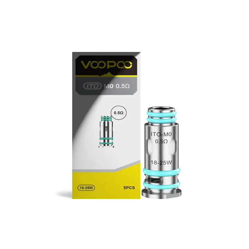 Voopoo ITO Replacement Coils 0.5Ω (5-Pack)