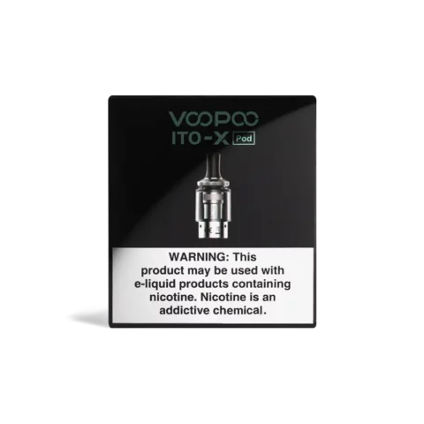 Voopoo ITO-X Replacement Pods Black 3.5 mL (1-Pack)