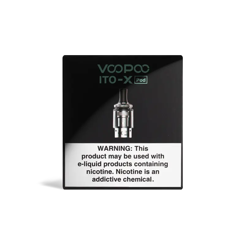 Voopoo ITO-X Replacement Pods Black 3.5 mL (1-Pack)