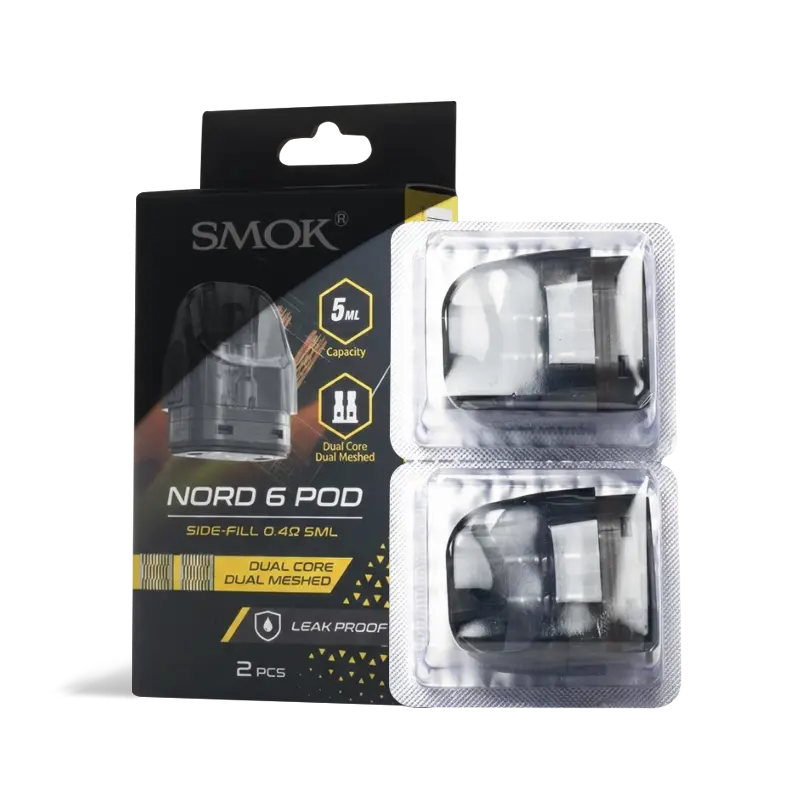 smok pod leaking Nord 6 Replacement Pods 5ml 0.4Ω Dual Mesh Choose Your Flavour:KIWI PASSION FRUIT 5% Nicotine Vape Juul Aims for Comeback