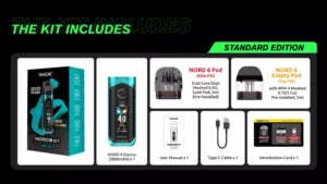 SMOK Nord 6 Pod System Kit — technical image 17