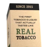 Close-up of the Black Note Special Blend Menthol 60ml carton side panel