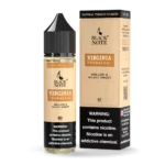 Black Note Virginia Tobacco 60ml bottle and carton, wider front view