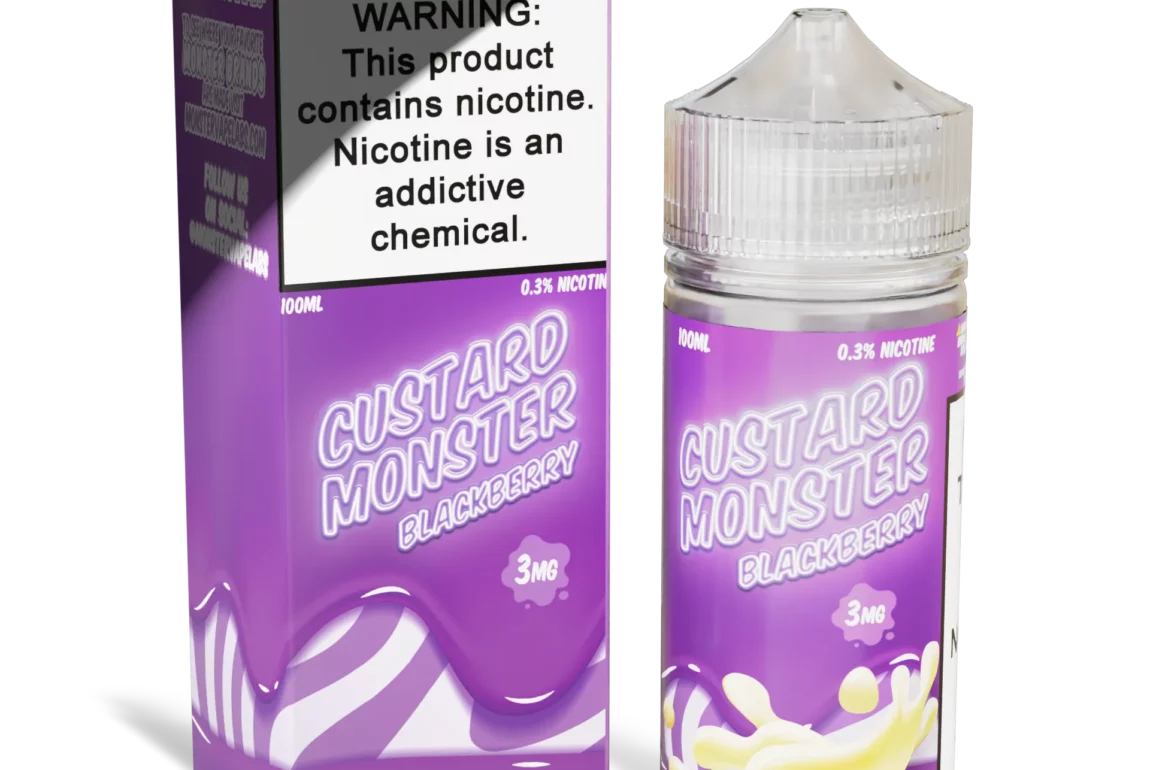 Dark Berry, Soft Cream: Custard Monster Blackberry Reviewed