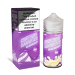 Custard Monster Blackberry 100ml freebase vape juice bottle and box, 3mg