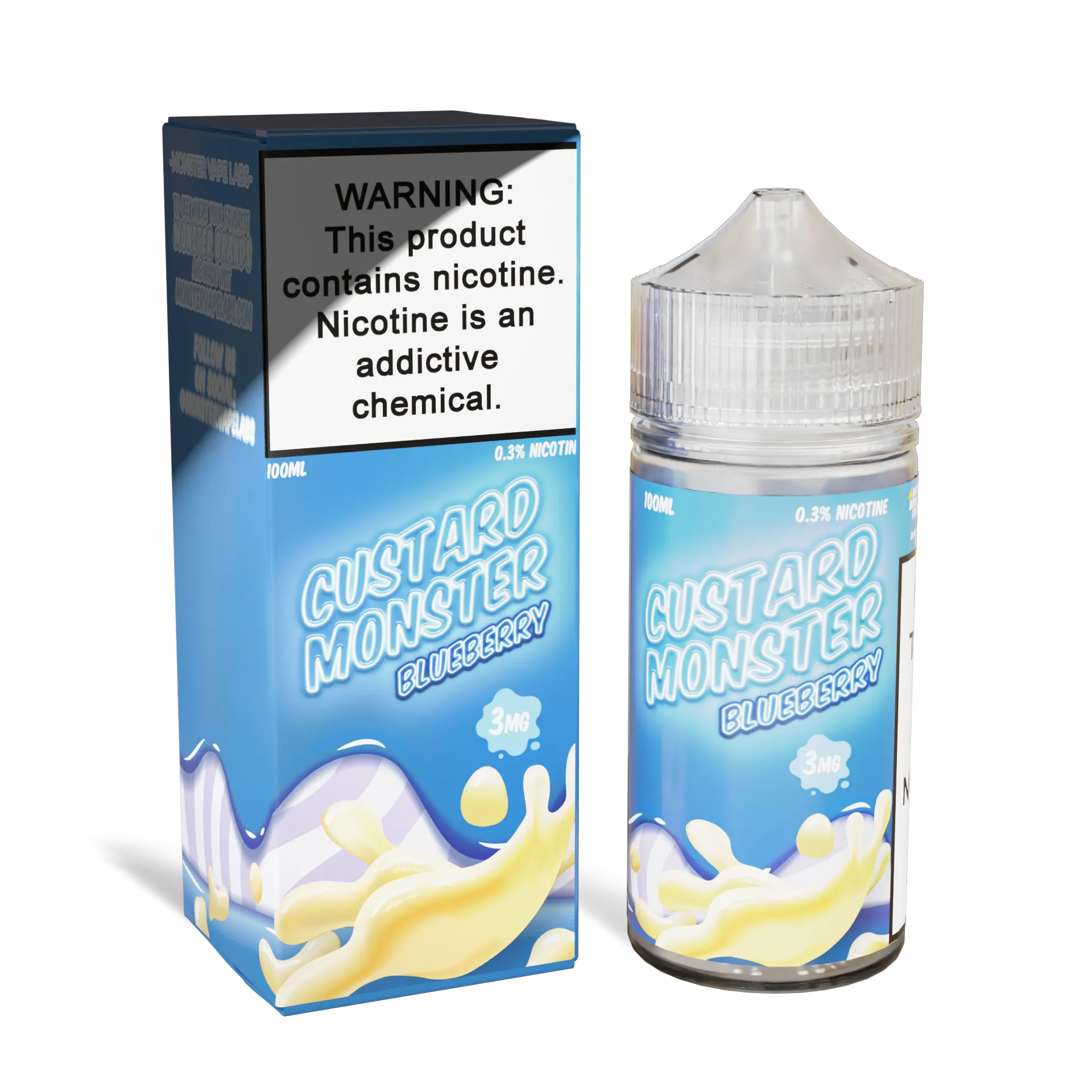 Custard Monster Blueberry Review: Tart Blueberry on a Cream Base
