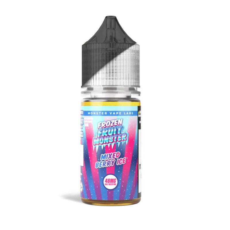 Frozen Fruit Monster Mixed Berry Ice 30mL salt nicotine vape juice bottle, 48mg